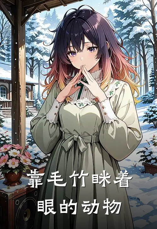 靠毛竹眯着眼的动物