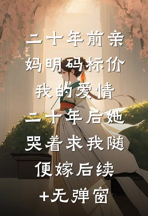 二十年前亲妈明码标价我的爱情，二十年后她哭着求我随便嫁后续+无弹窗