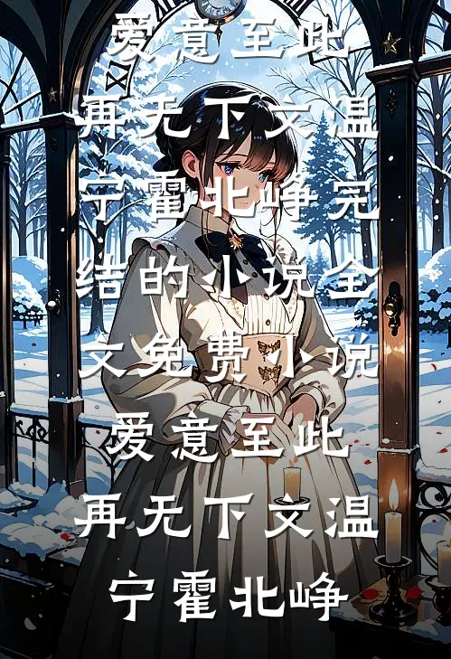 爱意至此，再无下文温宁霍北峥完结的小说_全文免费小说爱意至此，再无下文温宁霍北峥