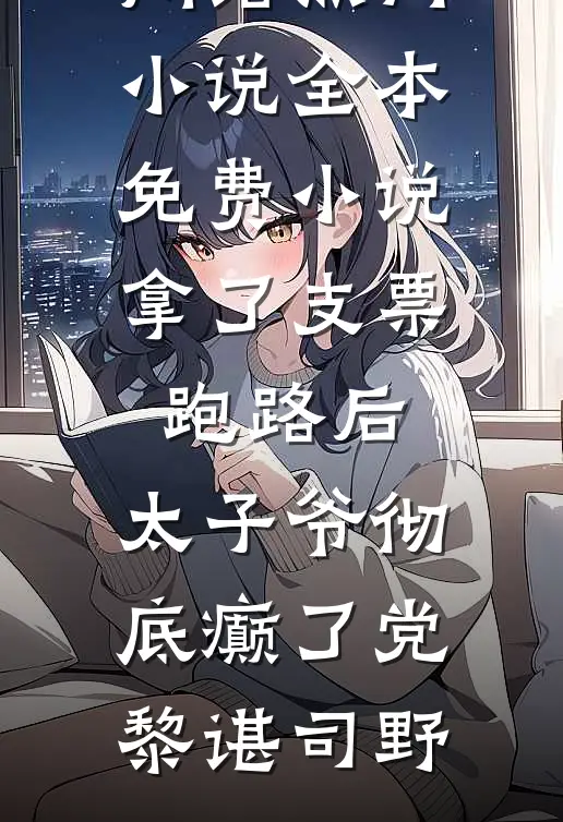 拿了支票跑路后，太子爷彻底癫了党黎谌司野网络热门小说_全本免费小说拿了支票跑路后，太子爷彻底癫了党黎谌司野