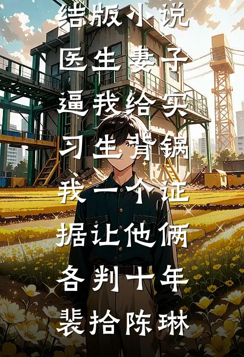 医生妻子逼我给实习生背锅，我一个证据让他俩各判十年裴拾陈琳完整版小说全文免费阅读_完结版小说医生妻子逼我给实习生背锅，我一个证据让他俩各判十年(裴拾陈琳)