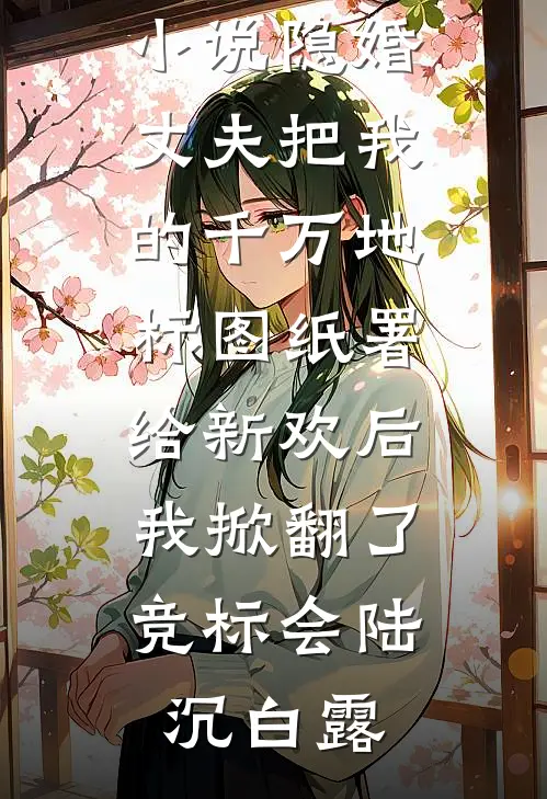 隐婚丈夫把我的千万地标图纸署给新欢后，我掀翻了竞标会陆沉白露免费小说推荐_全集免费小说隐婚丈夫把我的千万地标图纸署给新欢后，我掀翻了竞标会陆沉白露