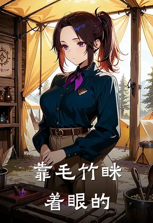 靠毛竹眯着眼的